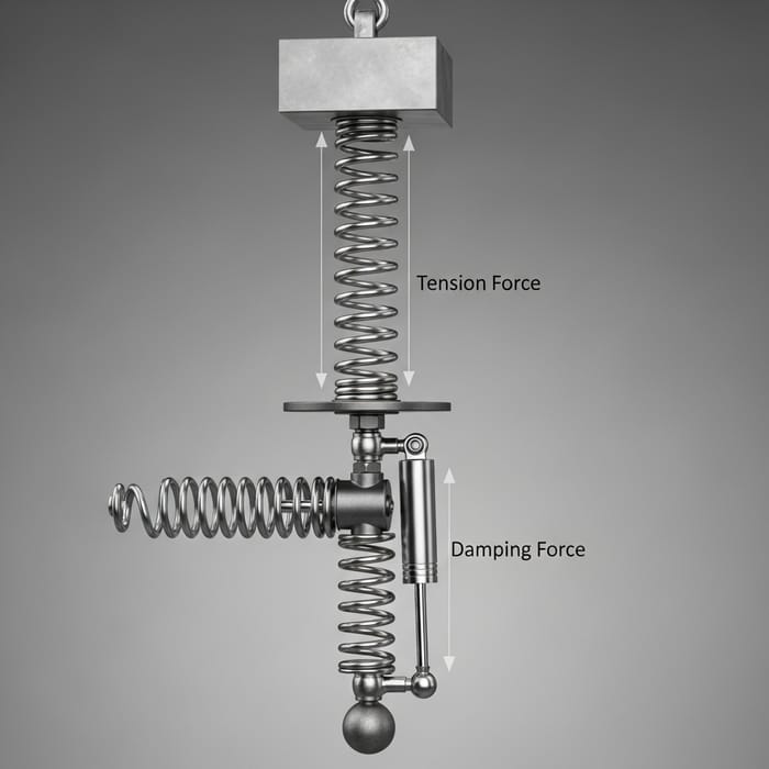 Dynamic Two-Spring System with Damping Feature Dynamic Two-Spring System with Damping Feature