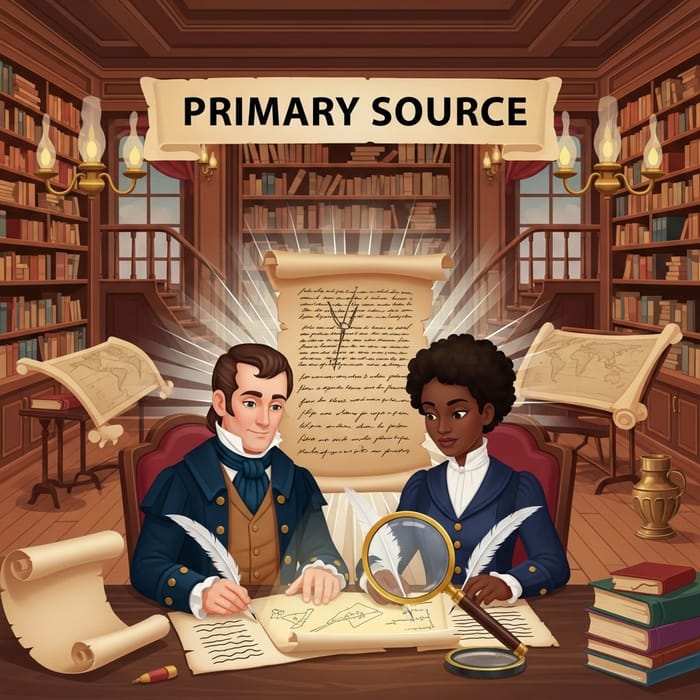 Primary Source Exploration at the Library Primary Source Exploration at the Library