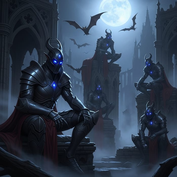 Night Lords: Enigmatic Figures in Shadowy Armors