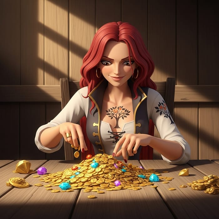 Namo Pirate Treasure Counting Scene Namo Pirate Treasure Counting Scene