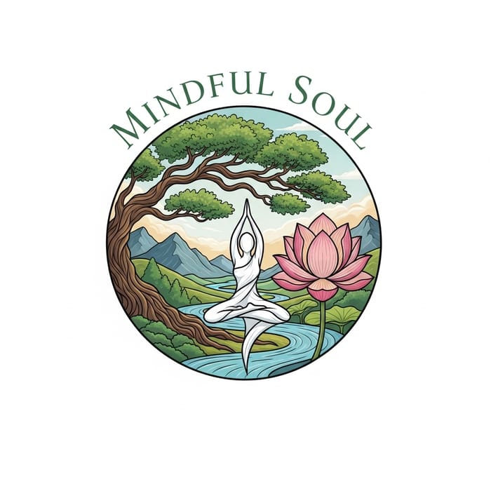 Create a Serene Logo for Mindful Soul Psychological Office