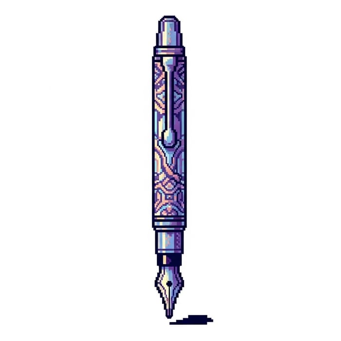 Pixel Art Pen Drawing Pixel Art Pen Drawing