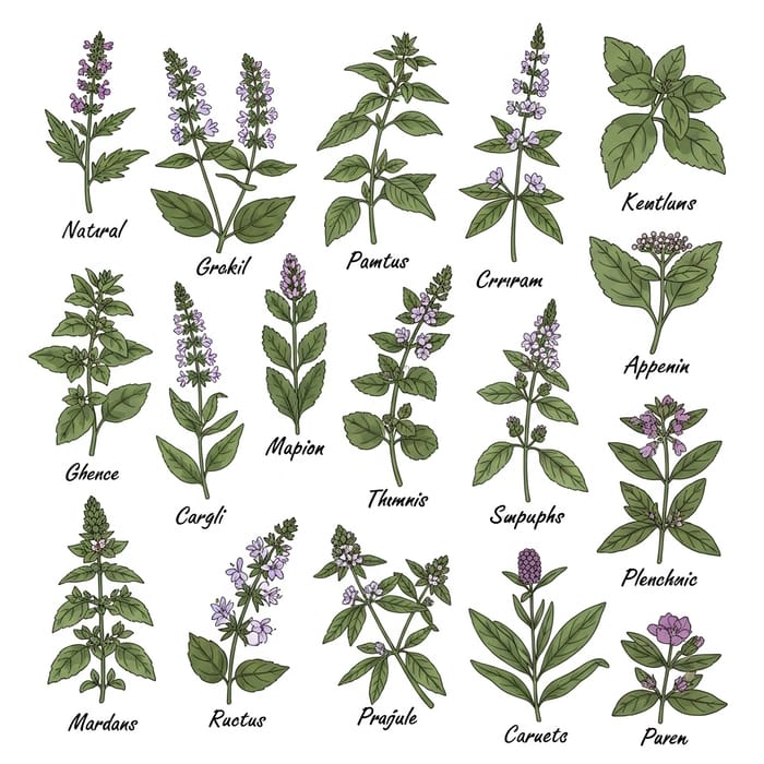 Herbs and Medicinal Plants, Natural Healing Collection