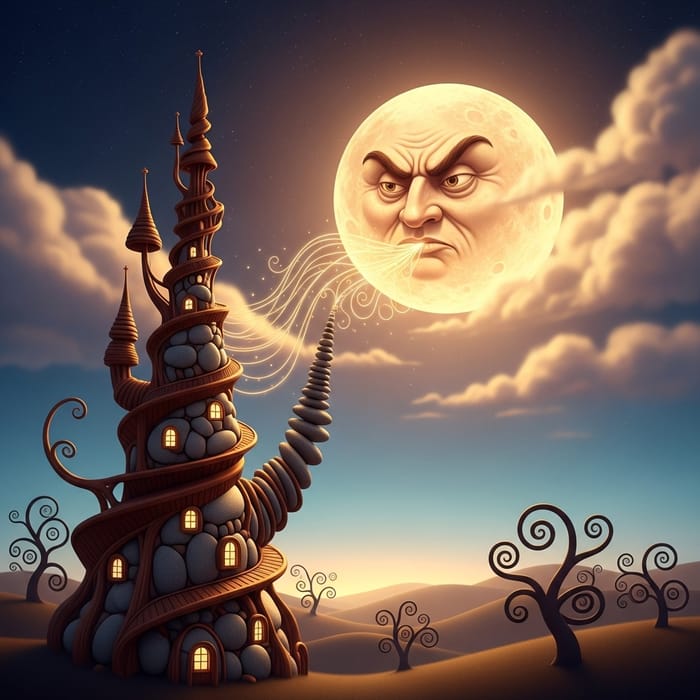 Beautiful Brown Structure and the Pompous Moon Beautiful Brown Structure and the Pompous Moon