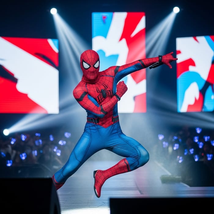 BTS Jimin in Spiderman Costume BTS Jimin in Spiderman Costume