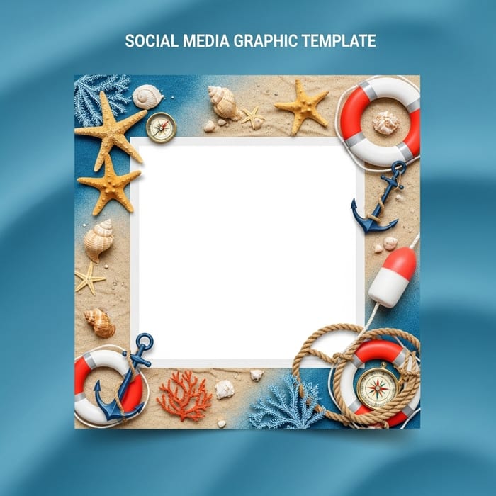 Marine Graphics Template: Natural Water & Boat Design Marine Graphics Template: Natural Water & Boat Design