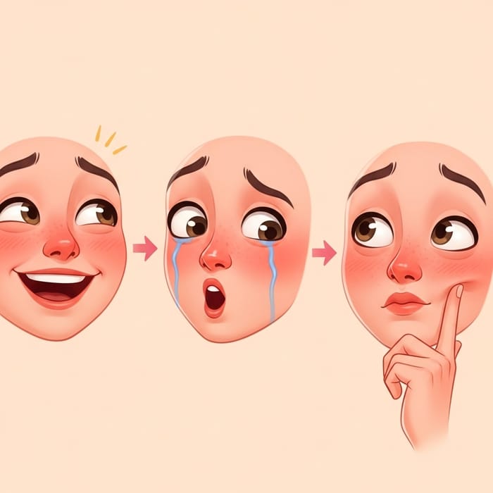 Expressive Human Face Animation | Emotions Range