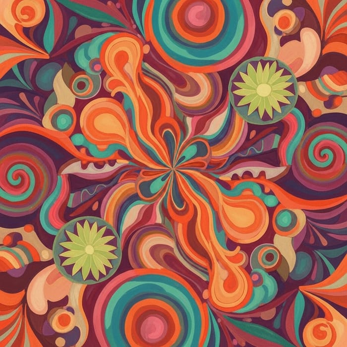 Psychedelic Wellness Vision | Abstract Art & Healing Elements Psychedelic Wellness Vision | Abstract Art & Healing Elements