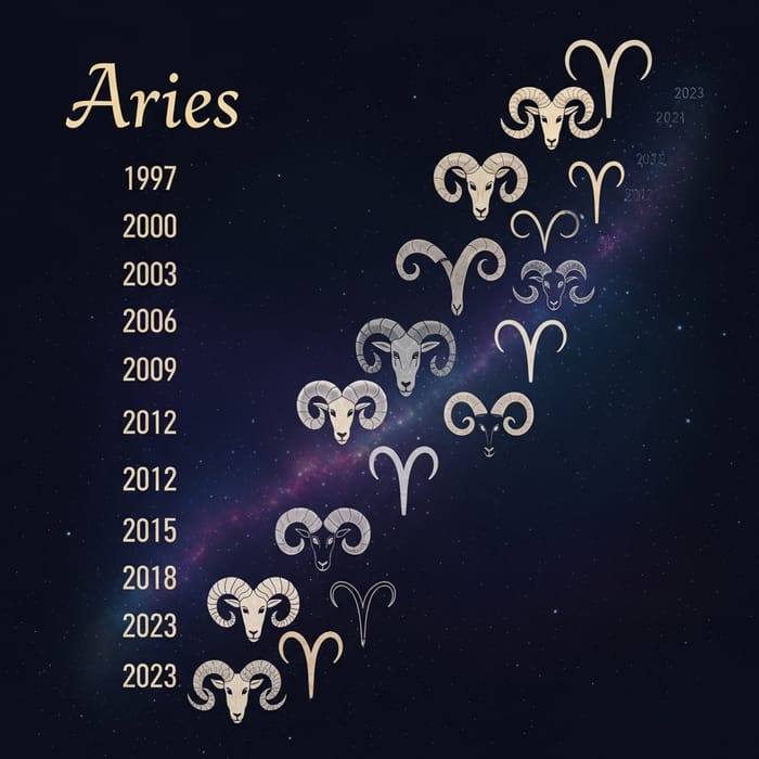 Evolution of Aries Zodiac Sign 1997-2023 Forecast Evolution of Aries Zodiac Sign 1997-2023 Forecast