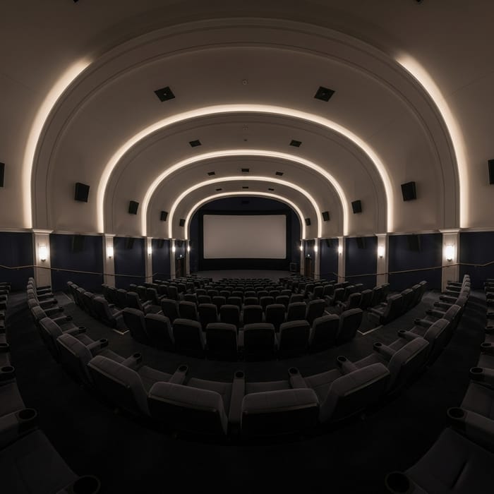 Calming Cinema Hall: A 360° Serene Experience Calming Cinema Hall: A 360° Serene Experience