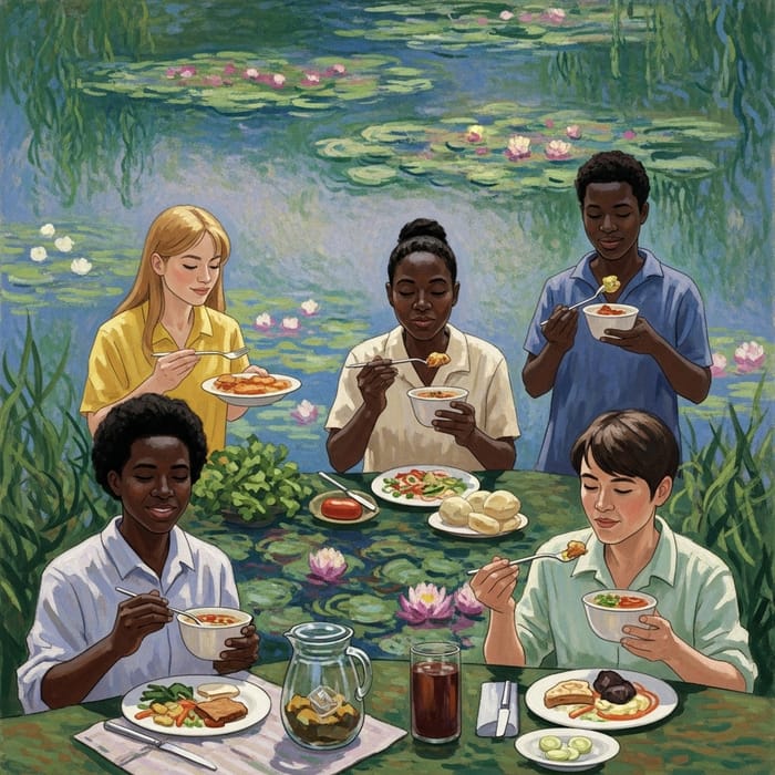 Healthy Eating Inspired by Monet's Water Lilies