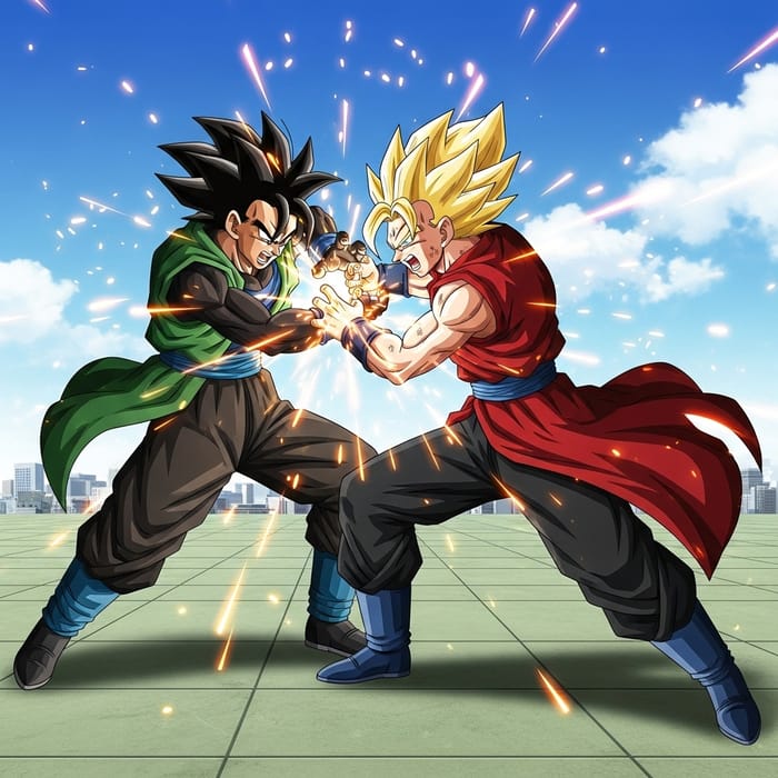 Epic Showdown: Gon vs. Killua in Hunter x Hunter - Action Packed Epic Showdown: Gon vs. Killua in Hunter x Hunter - Action Packed