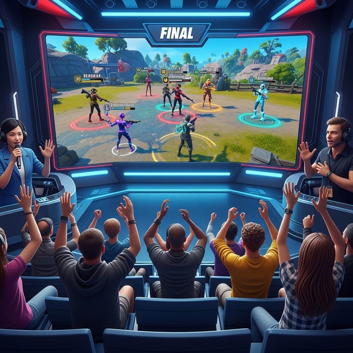 Virtual Gaming Tournament: Epic Battle Royale Showdown
