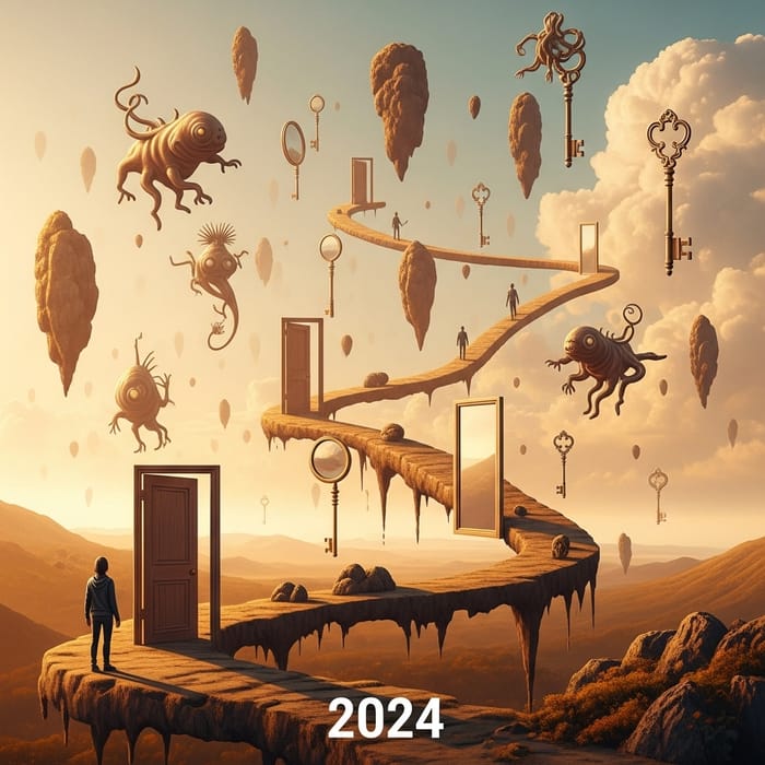 Surreal Journey Self-Discovery Transformation 2024 Art Surreal Journey Self-Discovery Transformation 2024 Art
