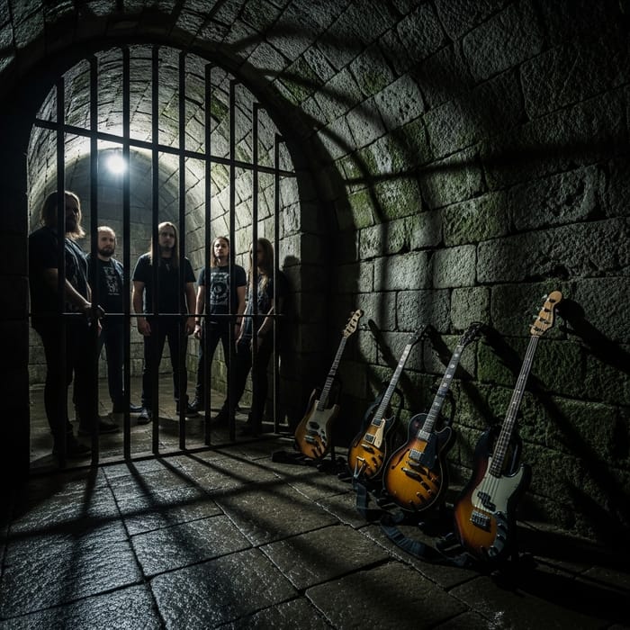 Bi-2 Russian Musicians Locked Behind Bars in Dungeon Bi-2 Russian Musicians Locked Behind Bars in Dungeon