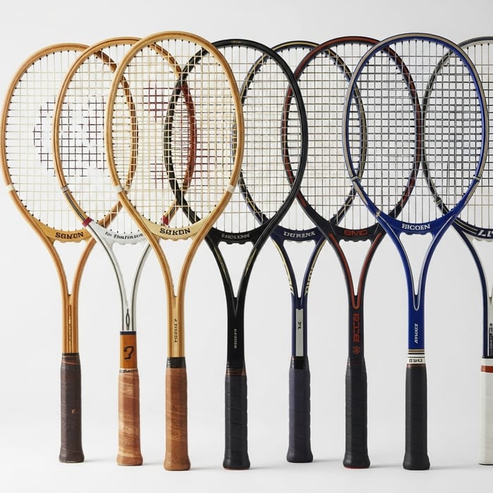Modern and Sleek Tennis Rackets Evolution