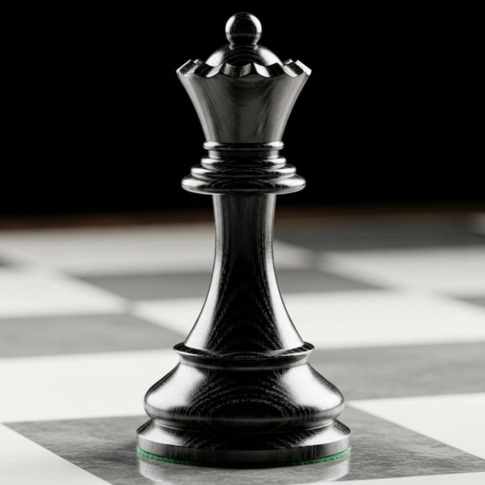 Black and White Pawn Chess Piece Black and White Pawn Chess Piece
