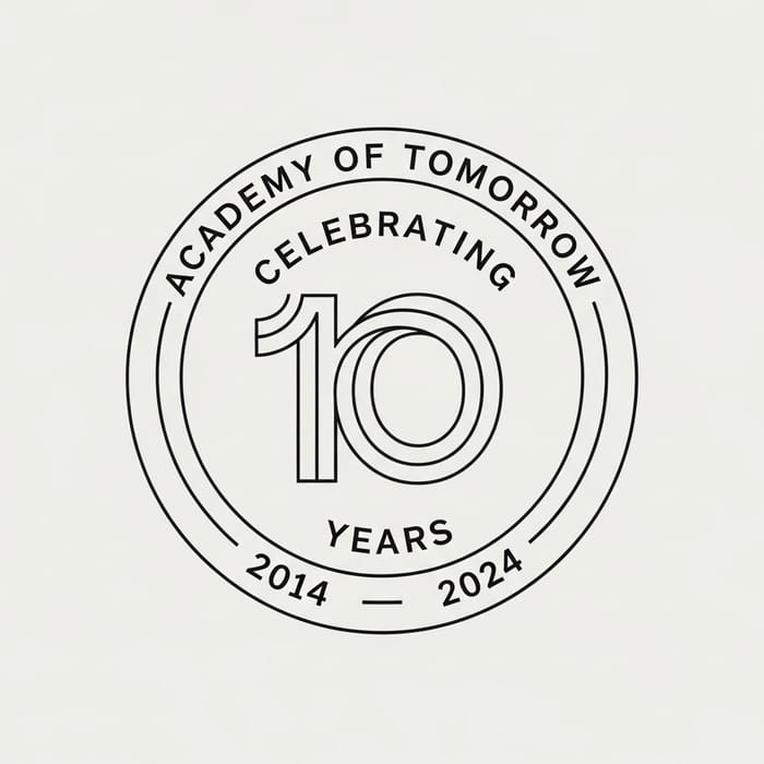 10th Anniversary School Emblem Design 10th Anniversary School Emblem Design
