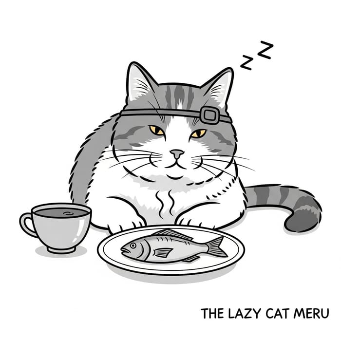 Heartwarming Story of Miu, the Lazy Cat and its Fish Obsession Heartwarming Story of Miu, the Lazy Cat and its Fish Obsession
