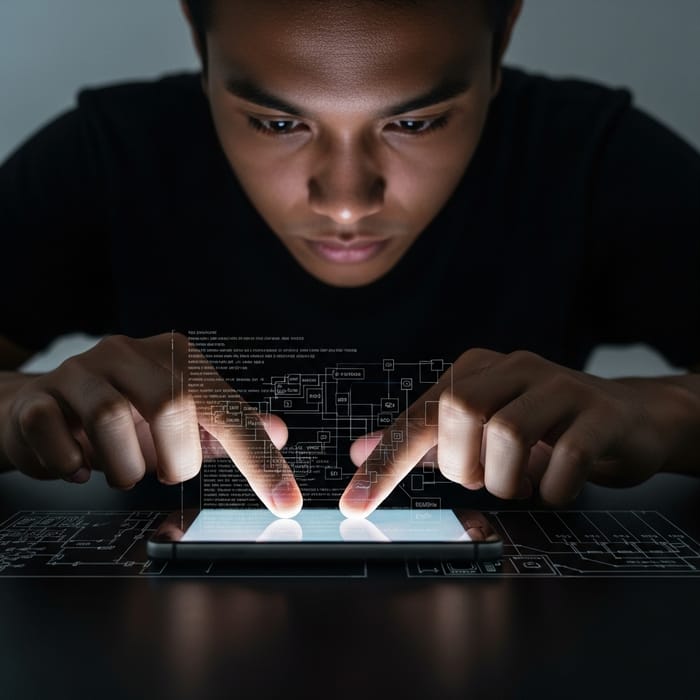 Wild Hacker Breaching Smartphone | Cybersecurity Scene Wild Hacker Breaching Smartphone | Cybersecurity Scene
