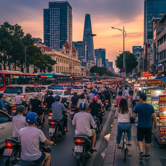 Discover the Vibrant Traffic Life in Ho Chi Minh City Discover the Vibrant Traffic Life in Ho Chi Minh City