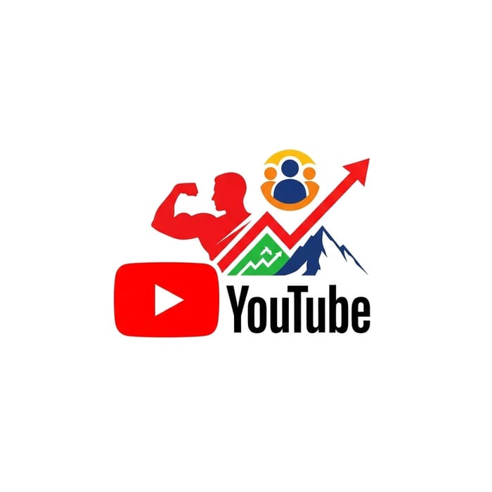 Alpha Male Empowerment and Fitness Logo for YouTube Channel