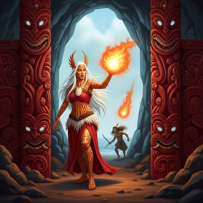 Mahuika: Fierce Goddess of Maori Mythology and Blazing Power