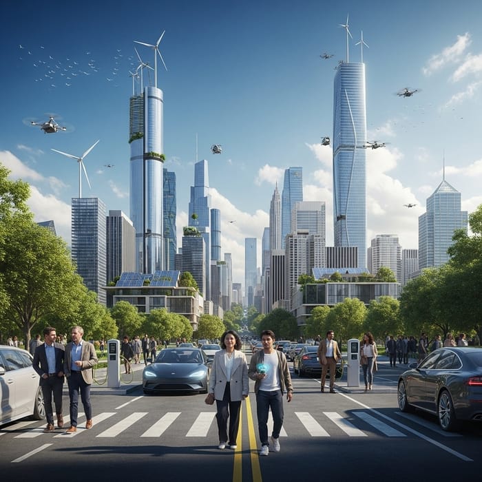 What Earth Will Look Like in 100 Years: Green Cities, Advanced Technology