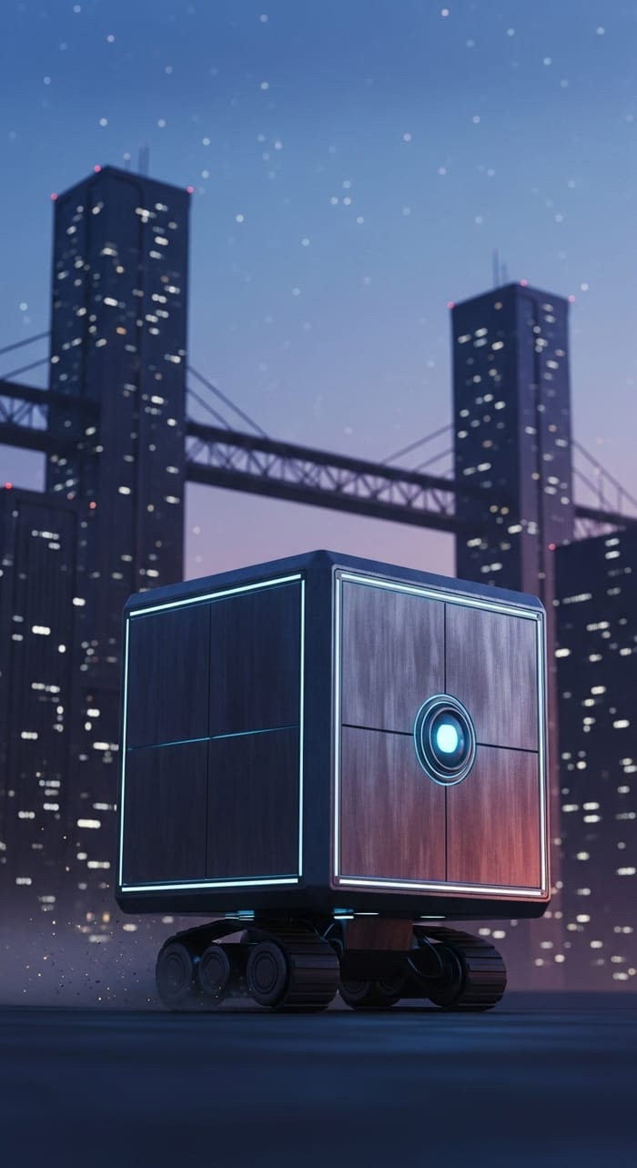 Cube Shaped Robot - Innovative Robotics Design