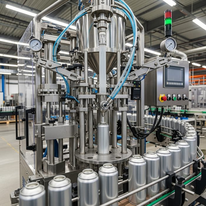 Industrial Spray Can Filling Machine | Atomizer Filler Industrial Spray Can Filling Machine | Atomizer Filler
