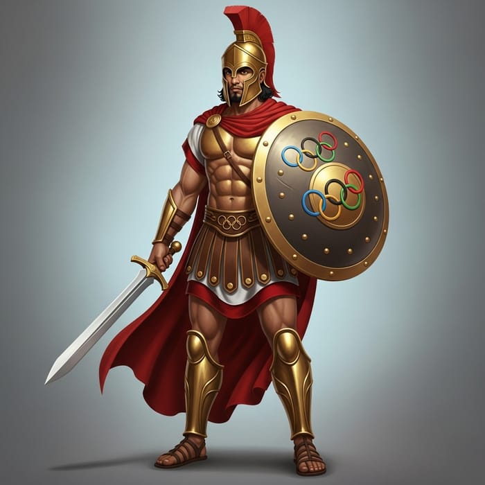 Olympian Warrior: Courage and Glory Personified Olympian Warrior: Courage and Glory Personified