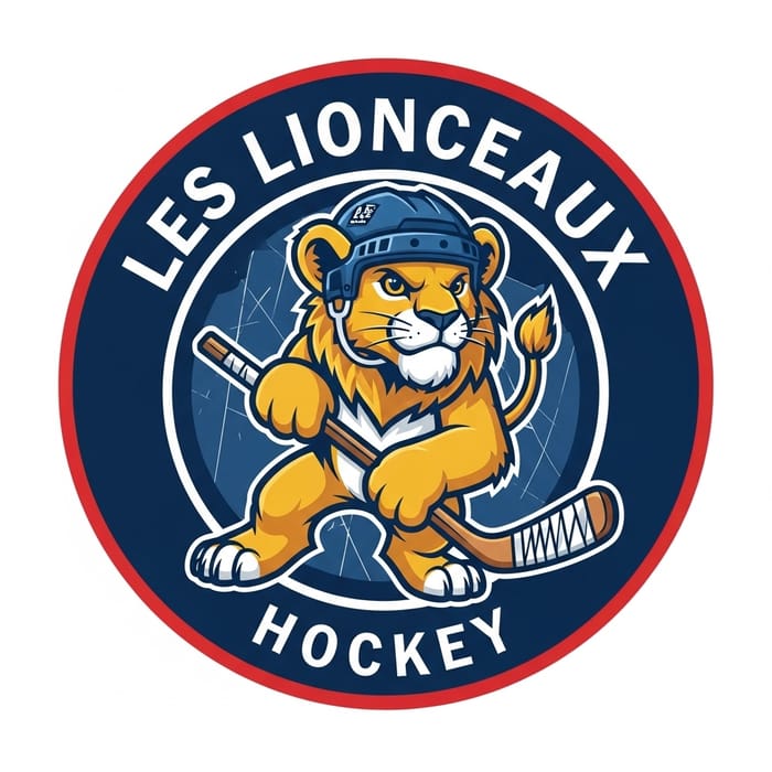 Les Lionceaux Hockey Team Logo Les Lionceaux Hockey Team Logo