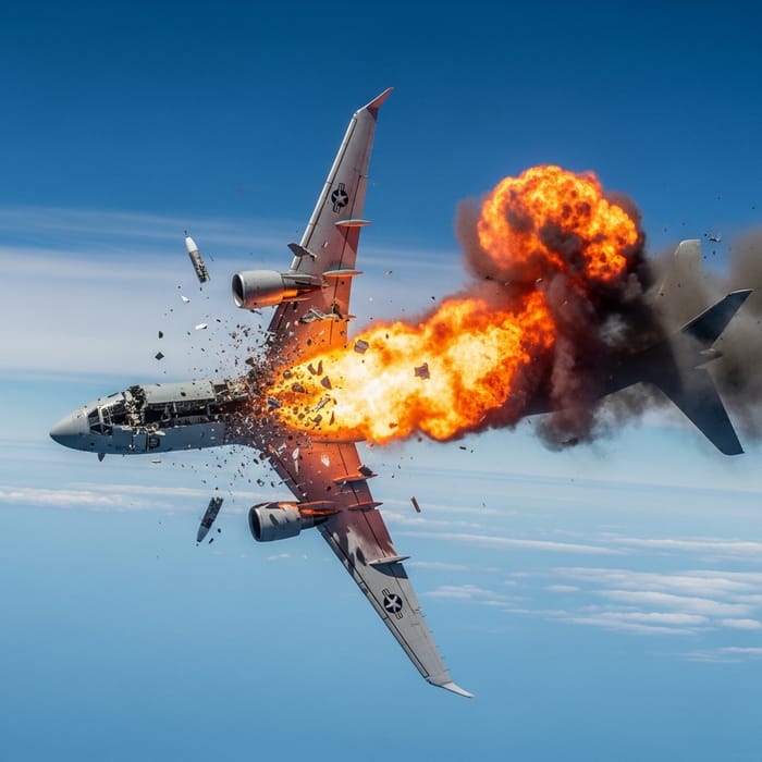 VFX Aeroplane Explosion: Spectacular Sky Scene VFX Aeroplane Explosion: Spectacular Sky Scene