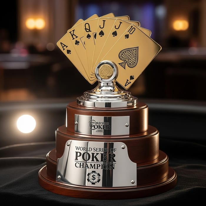 Poker Champion Trophy - Premium Poker Award