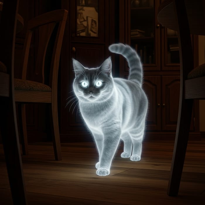 Ghost Cat - Eerie and Beautiful Ghost Cat - Eerie and Beautiful