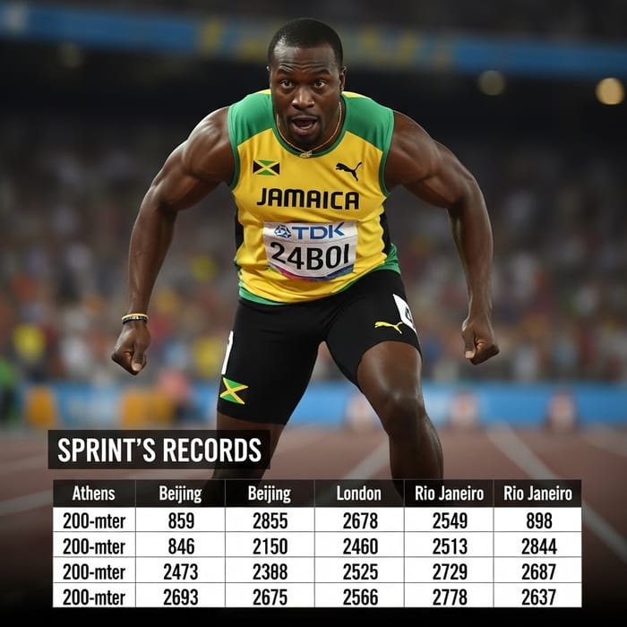 Usain Bolt - Jamaican Sprinter with World Records