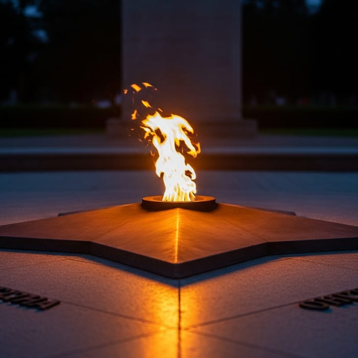 Eternal Flame Perspective: Symbol of Reverence