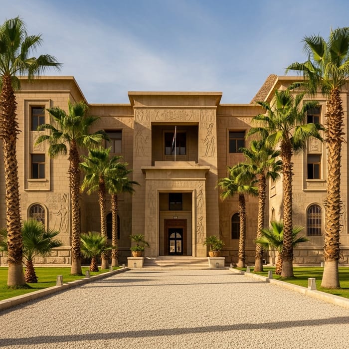 General Administration Building in Giza, Egypt General Administration Building in Giza, Egypt
