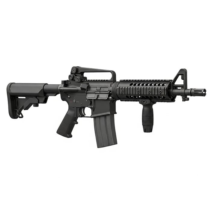 Tactical M4A1 Assault Rifle Illustration Tactical M4A1 Assault Rifle Illustration