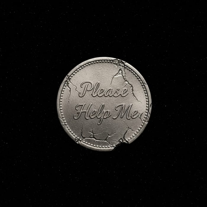 The Cry for Help: 'Please Help Me' Coin Drifting in Cosmic Solitude The Cry for Help: 'Please Help Me' Coin Drifting in Cosmic Solitude