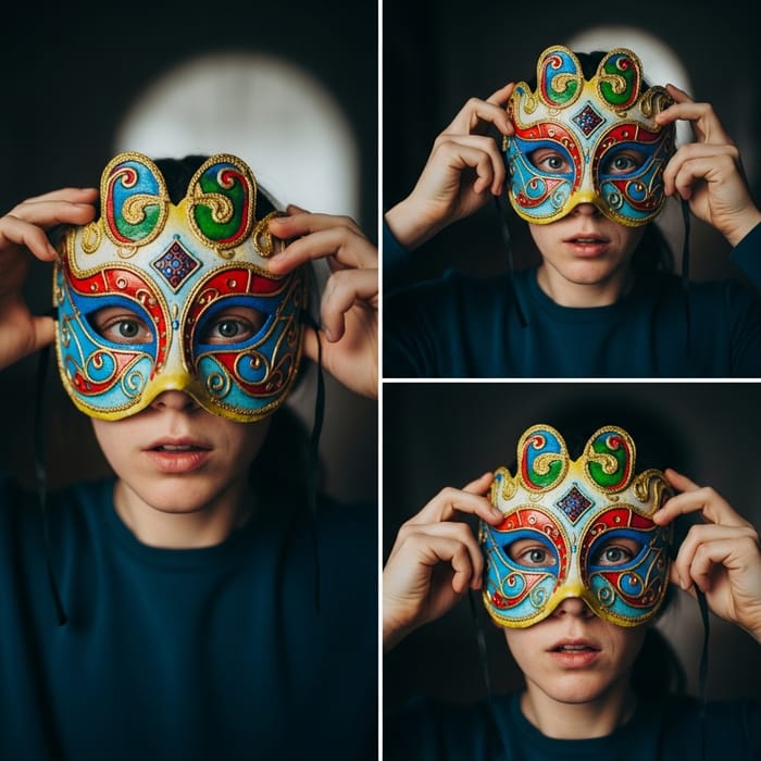 Colorful Mask: Fascination of Discovery