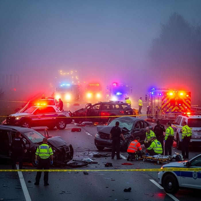 Traffic Accident Chaos | Emergency Response & Crashed Vehicles Traffic Accident Chaos | Emergency Response & Crashed Vehicles