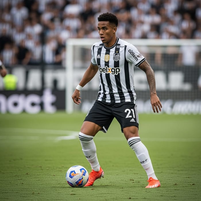 Dybala Soccer Player | Athlete in Number 21 Jersey