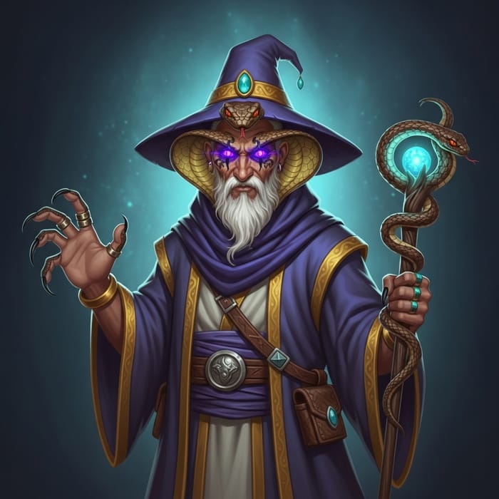 Snake-like Sorcerer: A Mysterious Enigma Snake-like Sorcerer: A Mysterious Enigma