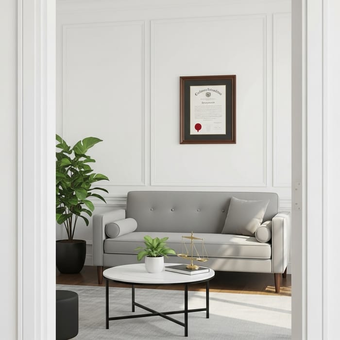 Tranquil and Professional Law Office: Minimalist Design Showcase