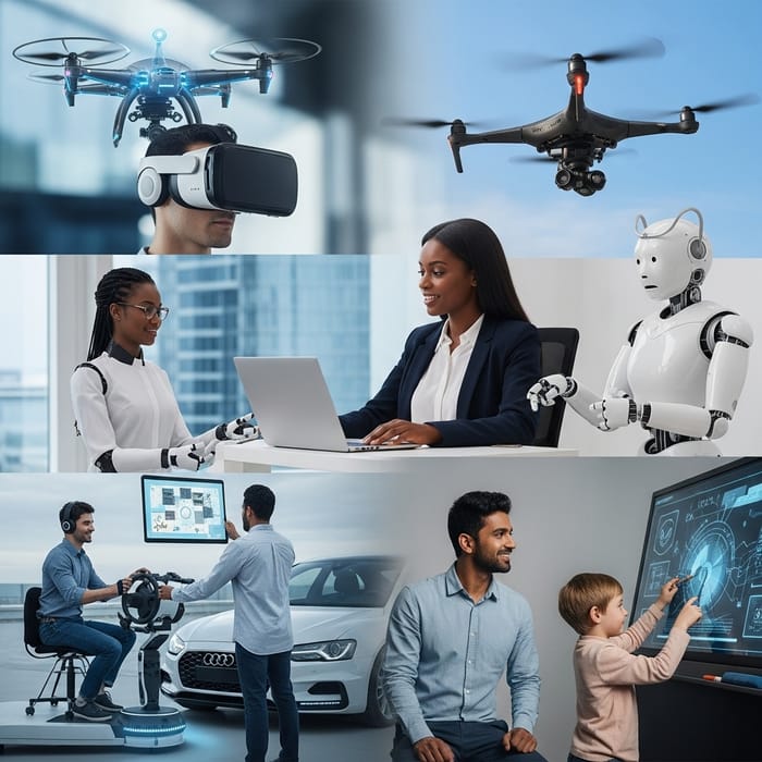 Futuristic Technology: VR, Drones, Robots & More
