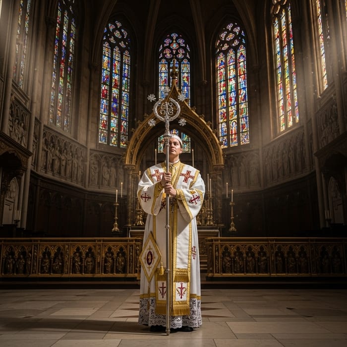 Pope Impersonating Ceremony in Chapel Pope Impersonating Ceremony in Chapel