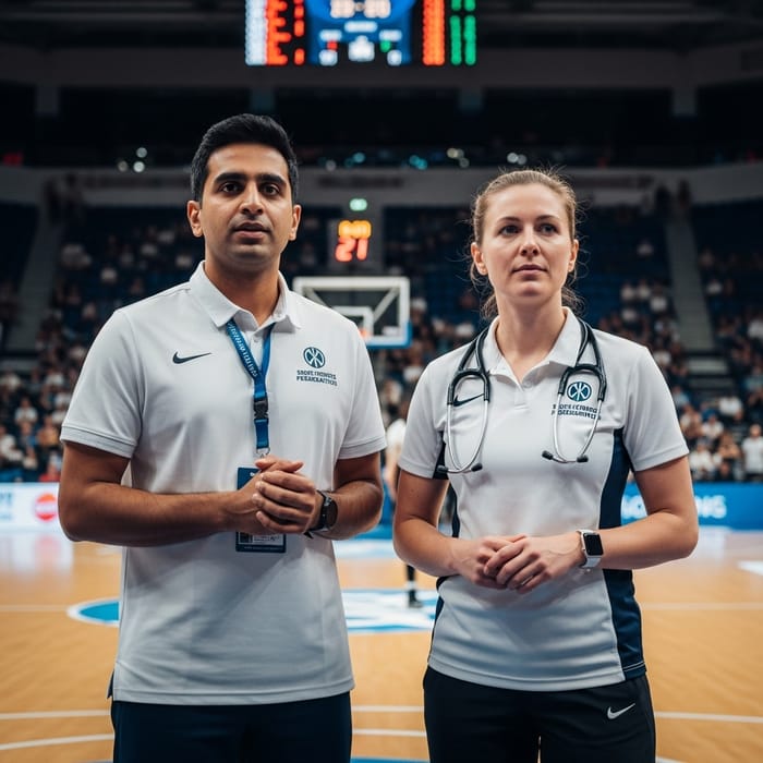 Physician & Sports Scientist for Sports Federation at Basketball Court