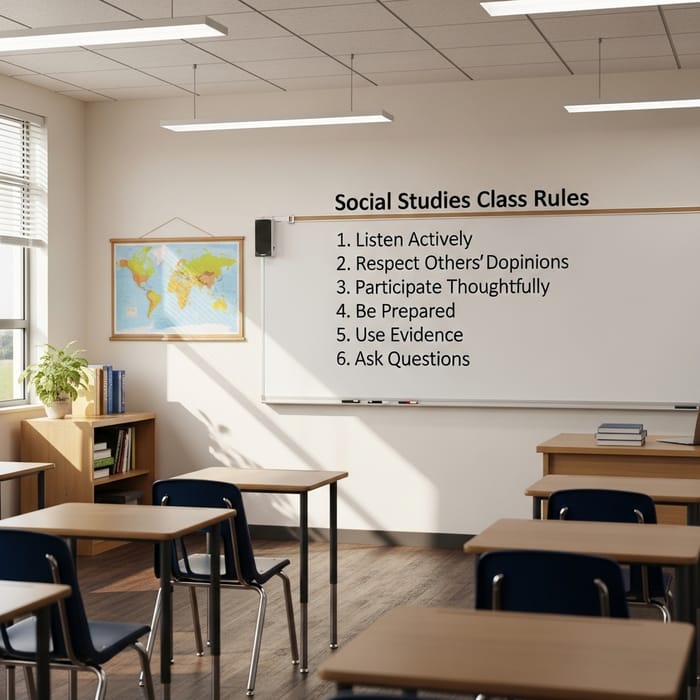 Sofia's Class Rules for Social Studies