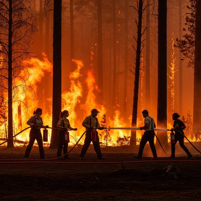 Free Fire: Heroes Battling Forest Inferno Free Fire: Heroes Battling Forest Inferno